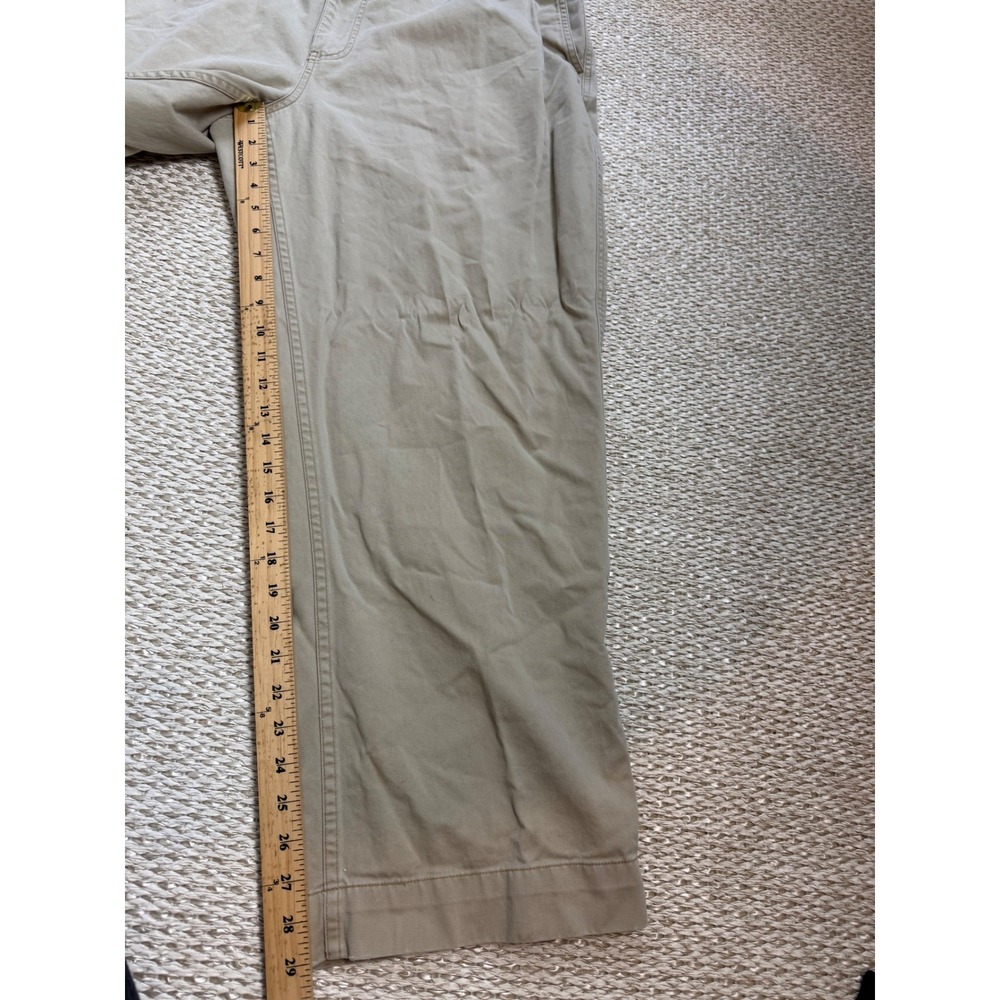 Polo Ralph Lauren Classic 67 Chino Khaki Pants Mens 40x29 Tan Cotton Trousers - Picture 2 of 7